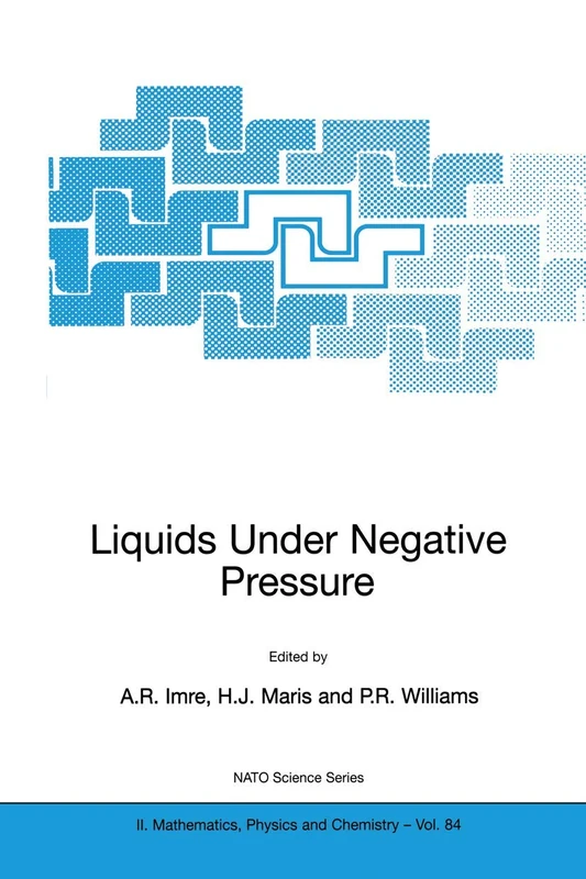 Liquids Under Negative Pressure: Proceedings of the NATO Advanced Research Workshop of Liquids Under Negative Pressure Budapest, Hungary 23–25 ... II: Mathematics, Physics and Chemistry, 84) - Image 1