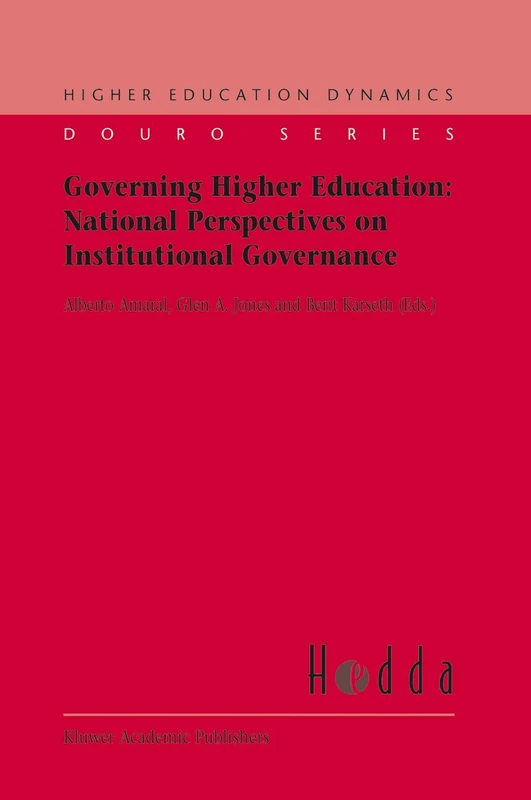 Springer Governing Higher Education - National Perspectives