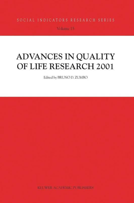 Springer Advances in Quality of Life Research 2001: 17