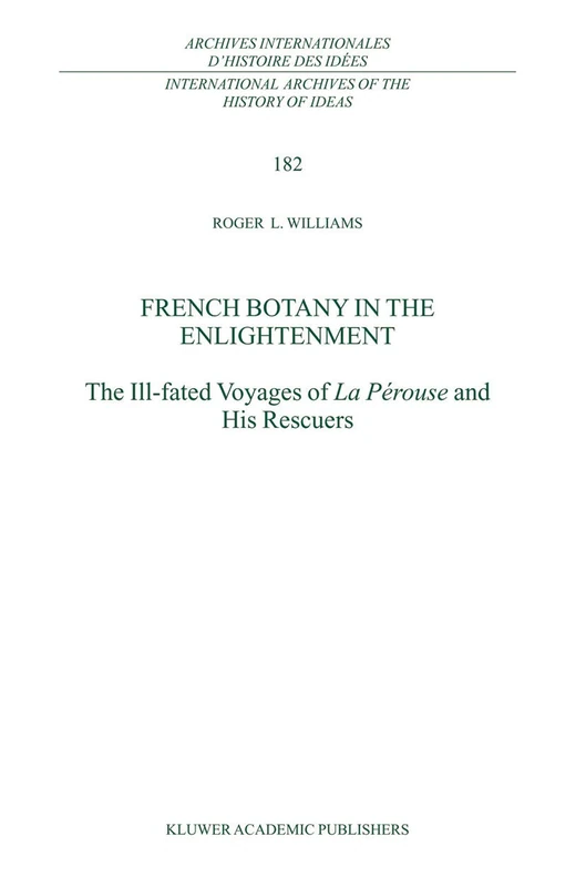 Springer French Botany in the Enlightenment - History Book 182