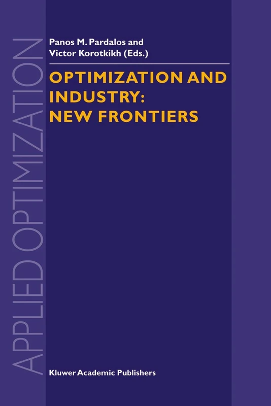 Springer Optimization and Industry: New Frontiers: 78 Book - Image 1