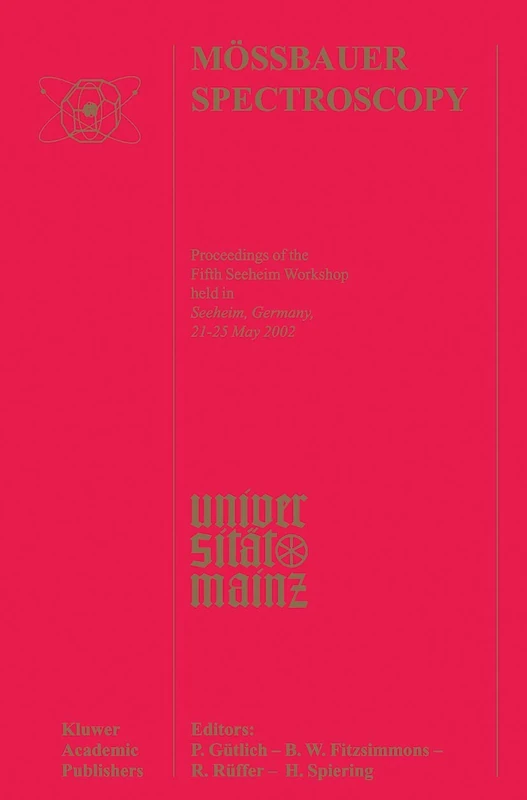 Springer - Mossbauer Spectroscopy: 5th Seeheim Workshop