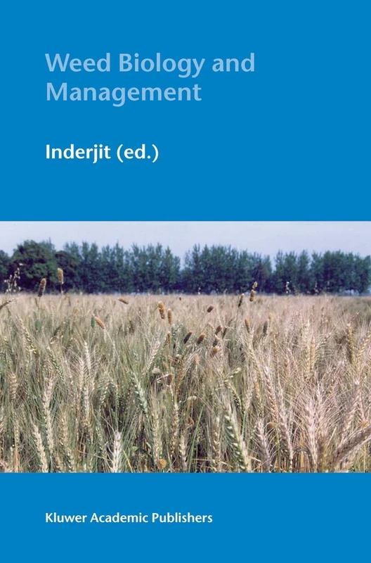 Weed Biology and Management (Bioelectric Engineering S)