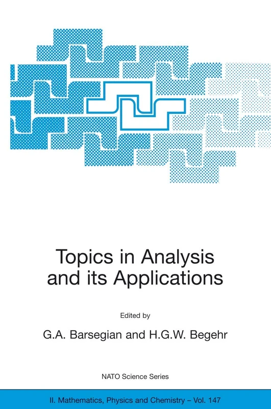 Topics in Analysis and its Applications: 147 (NATO Science Series II: Mathematics, Physics and Chemistry, 147) - Image 1