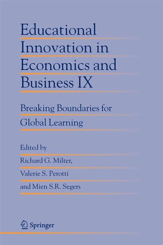 Springer Educational Innovation in Economics and Business IX