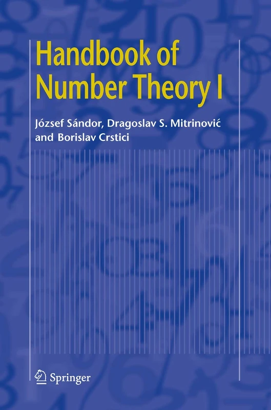 Springer Handbook of Number Theory I - Mathematics Reference