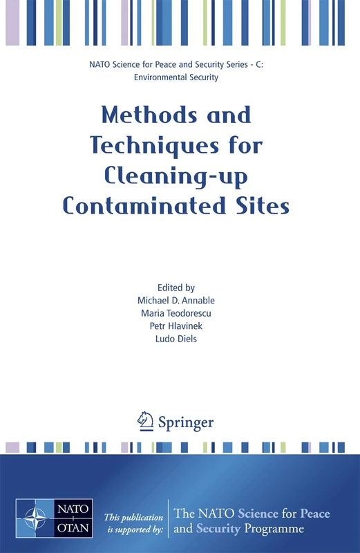 Springer Methods and Techniques for Cleaning-up Contaminated Sites