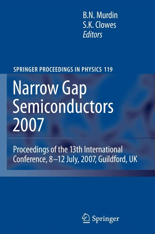 Springer Narrow Gap Semiconductors 2007 - NGS-13 Proceedings