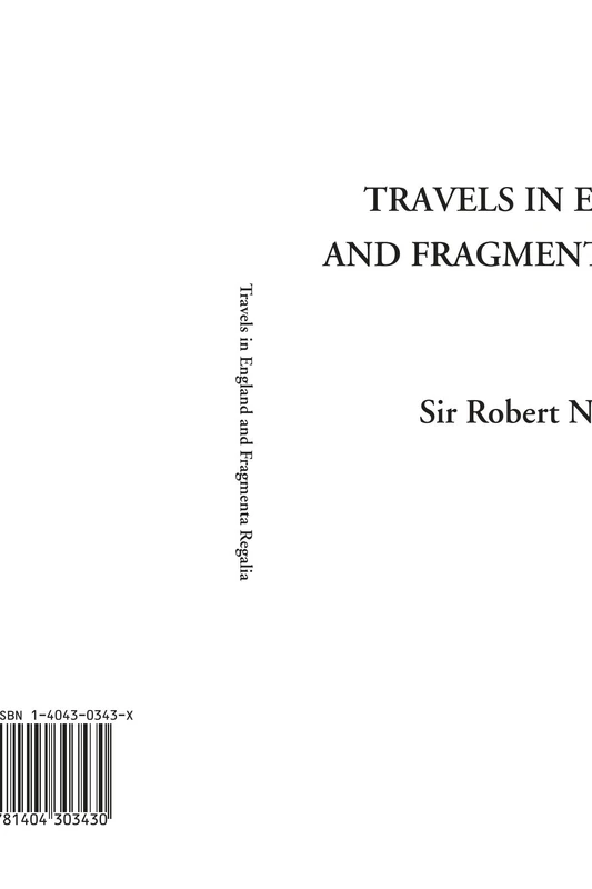 Travels in England and Fragmenta Regalia - Image 1