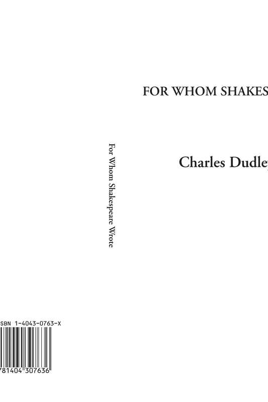 For Whom Shakespeare Wrote - Image 1