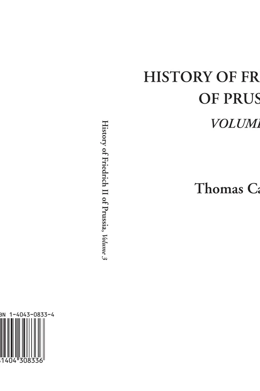 History of Friedrich II of Prussia, Volume 3