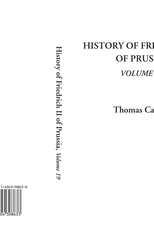 History of Friedrich II of Prussia, Volume 19 - Image 1