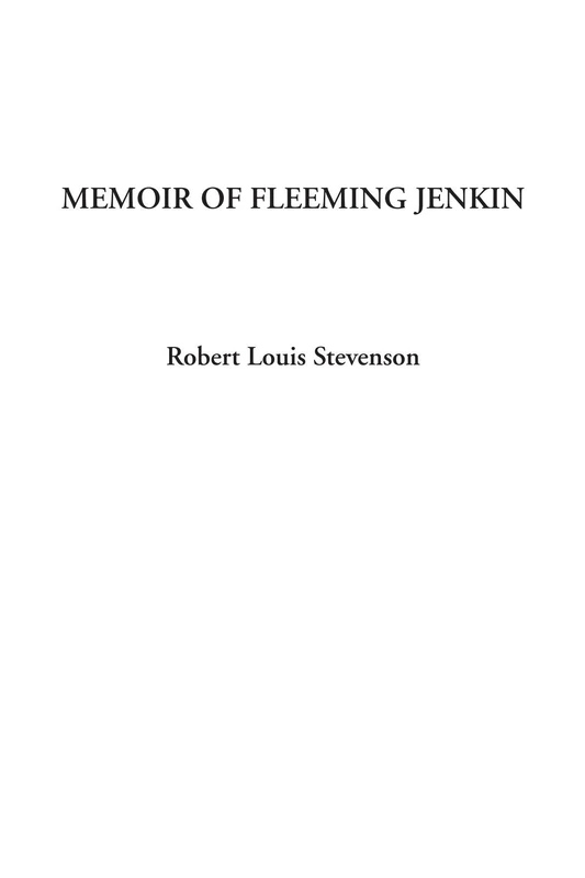 Memoir of Fleeming Jenkin