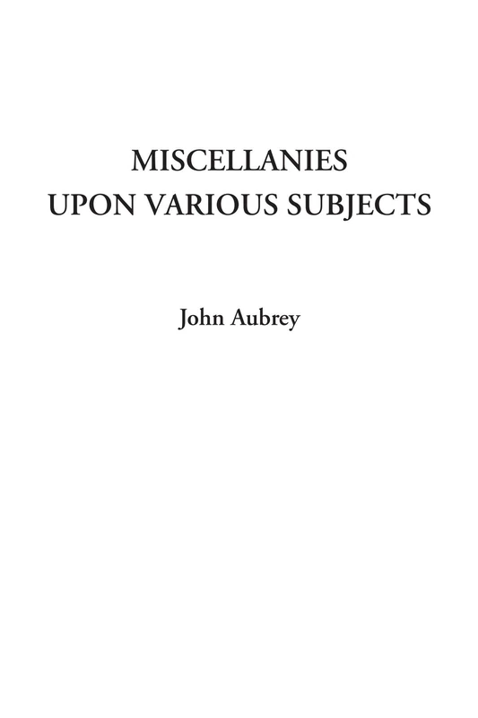 Miscellanies upon Various Subjects - Image 1