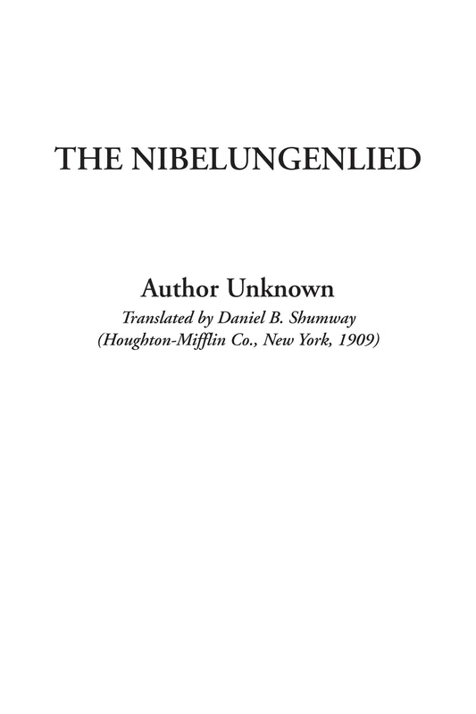 The Nibelungenlied
