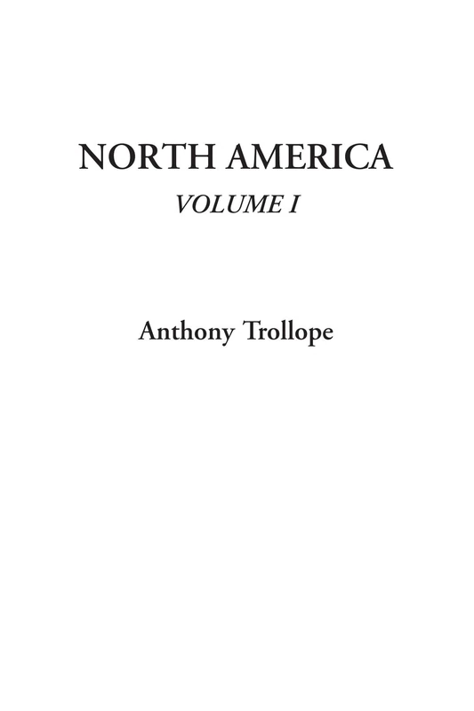 North America, Volume I