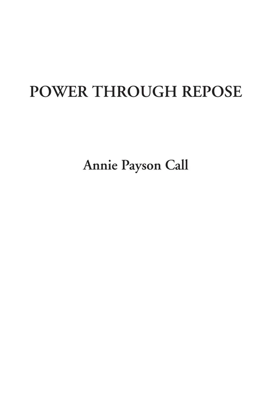 Power Through Repose