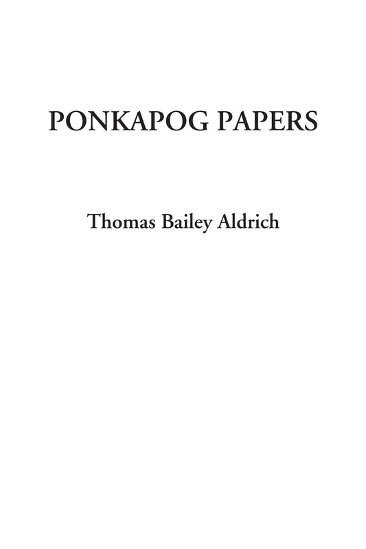 Ponkapog Papers - Image 1