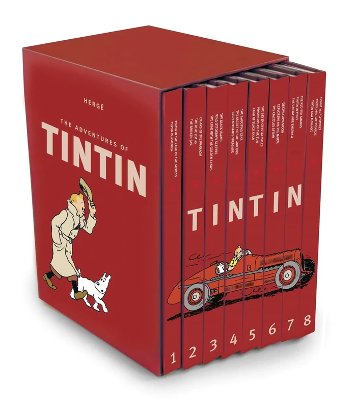 The Adventures of Tintin – Compact Editions – The Tintin Collection: 8 Book Box-Set: The Complete Official Classic Children’s Illustrated Mystery Adventure Series