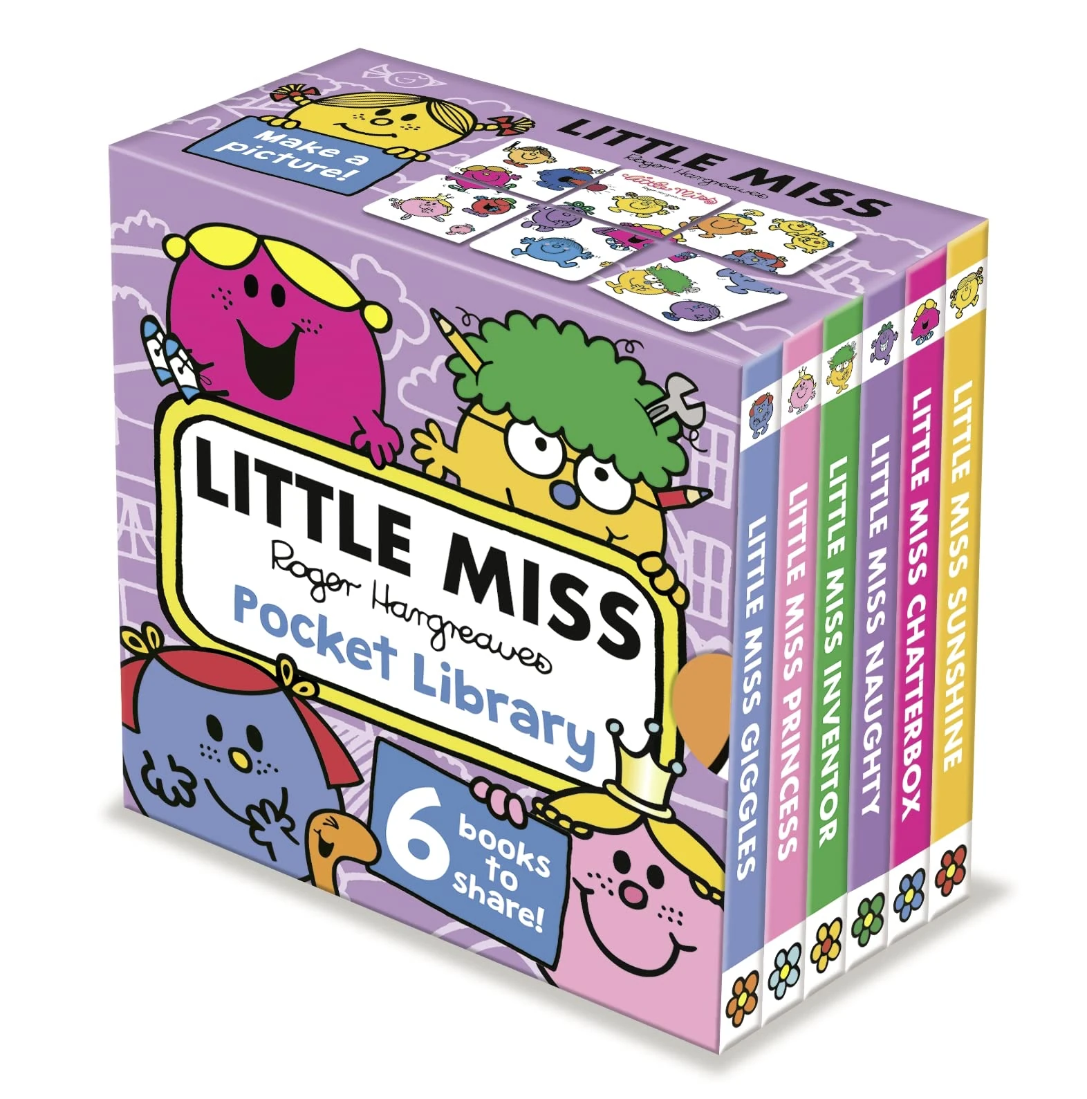 Little Miss: Pocket Library: The perfect Christmas stocking filler for toddlers to enjoy