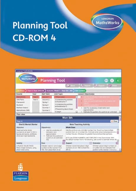 Longman MathsWorks: Year 4 Planning Tool CDROM
