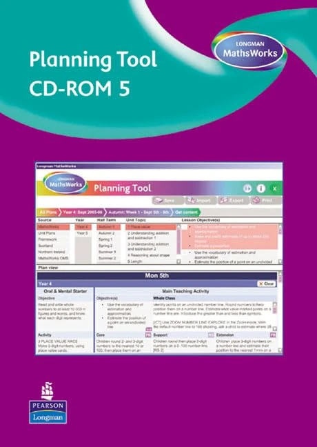 Longman MathsWorks: Year 5 Planning Tool CDROM