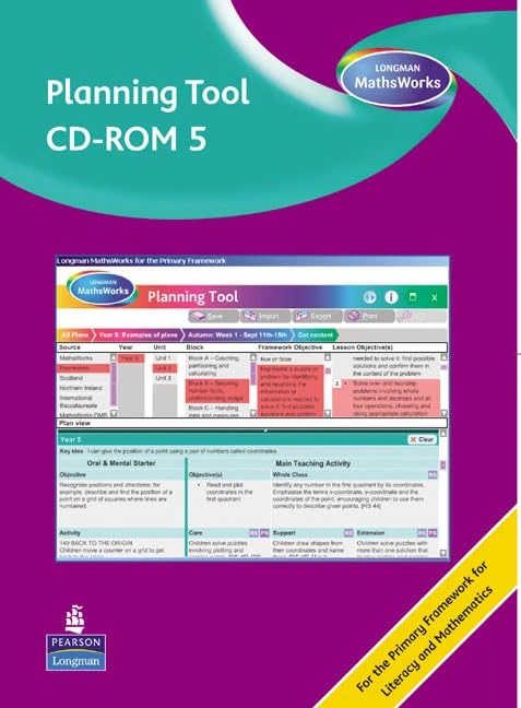 Longman MathsWorks: Year 5 Planning Tool CDROM Revised Version