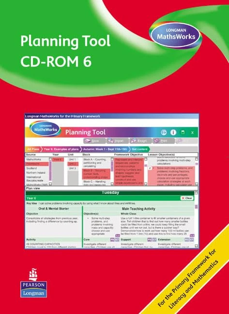 Longman MathsWorks: Year 6 Planning Tool CDROM Revised Version