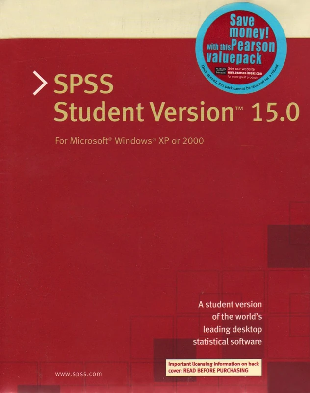 Valuepack:Multivariate Data Analysis/SPSS 15.0 Student Version for Windows - Image 1