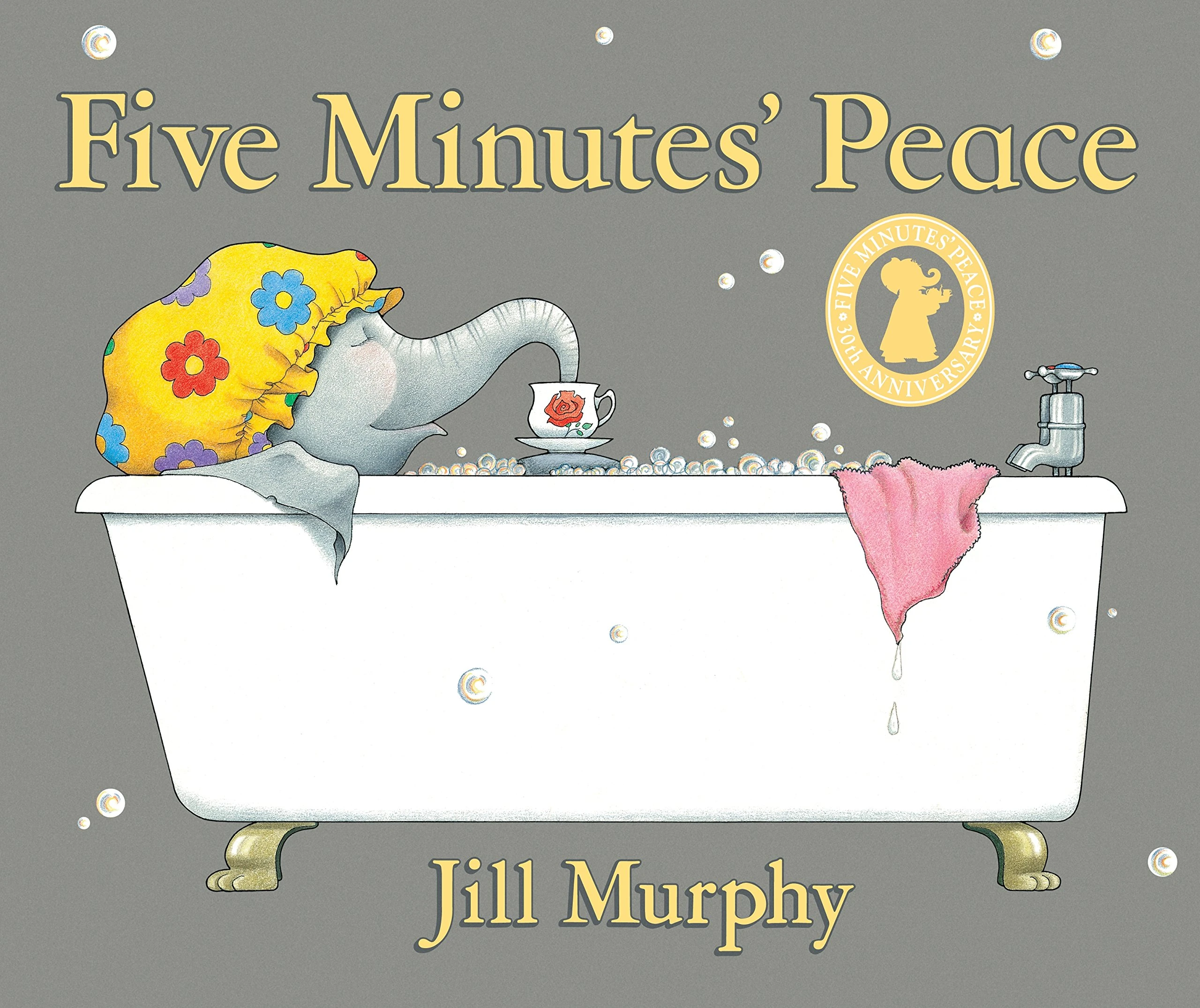 Five Minutes' Peace: A beloved classic and funny, heartwarming picture book story about a busy elephant mum and her children – perfect for mums, toddlers, kids age 3,4,5,6,7 (Large Family)