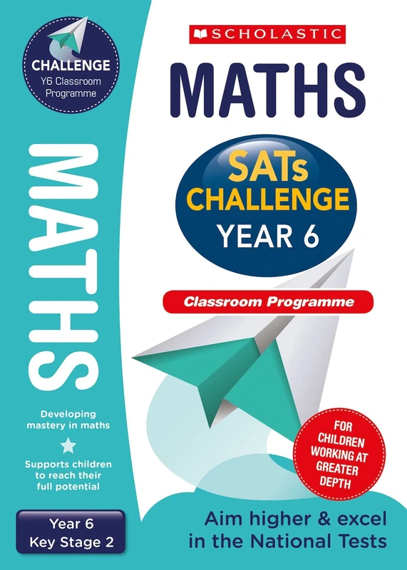 Maths activities for Ages 10-11 (Year 6). For children working at greater depth, includes Teacher Book, Pupils Workbook and Practice Tests (SATs Challenge)