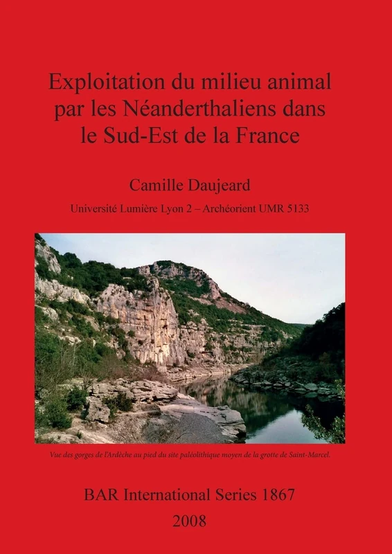 Exploitation du milieu animal par les Néanderthaliens dans le Sud-Est de la France: 1867 (British Archaeological Reports International Series)