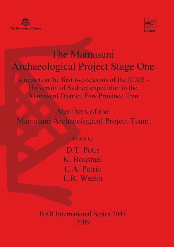 The Mamasani Archaeological Project Stage One - BAR Publishing