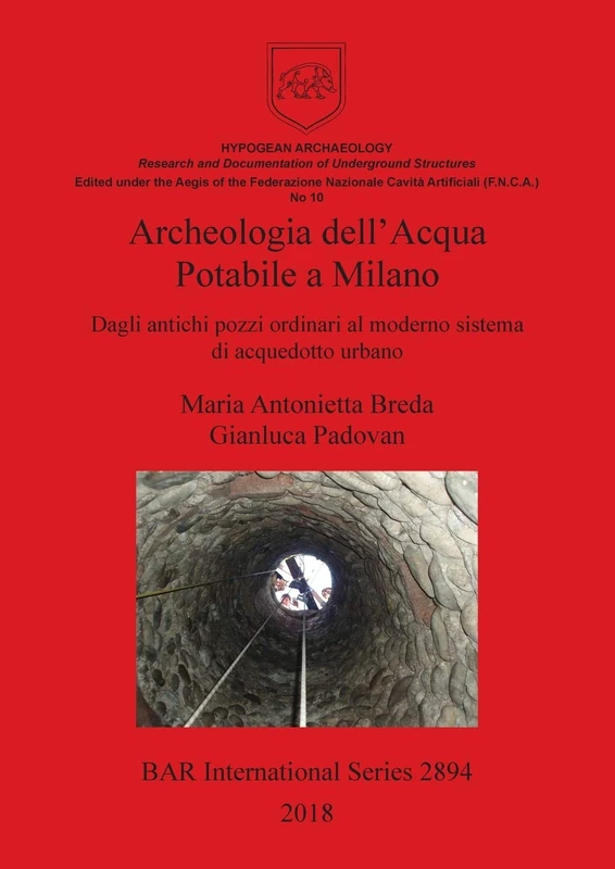 Archeologia dell'Acqua Potabile a Milano: Dagli antichi pozzi ordinari al moderno sistema di acquedotto urbano: 2894 (British Archaeological Reports International Series)