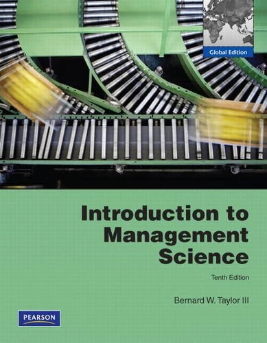 Introduction to Management Science Plus Companion Website Access Card: Global Edition 10/e