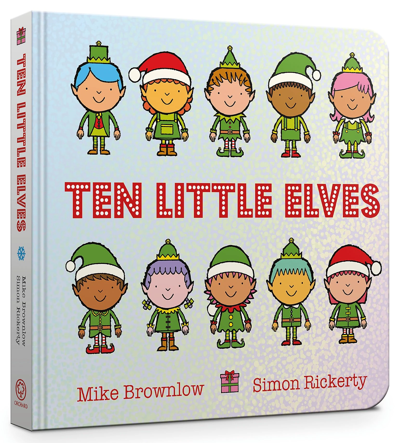 Ten Little Elves Board Book
