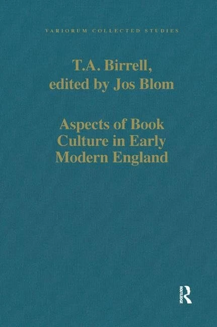 Routledge - Aspects of Book Culture in Early Modern England