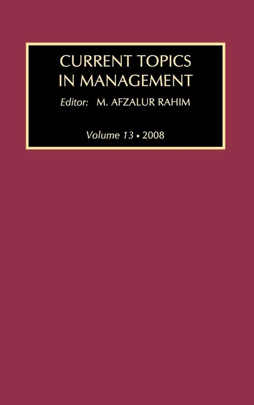Routledge Current Topics in Management Volume 13 - Strategy