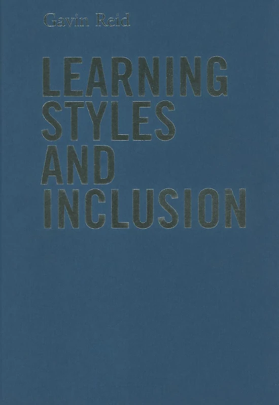 Sage Publications Learning Styles and Inclusion - Education Book