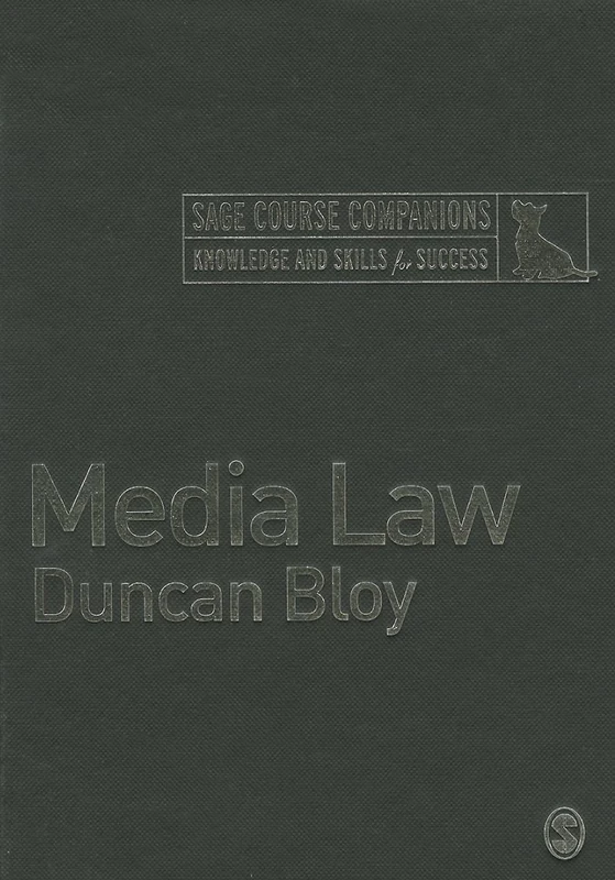 Media Law (SAGE Course Companions series) - Image 1