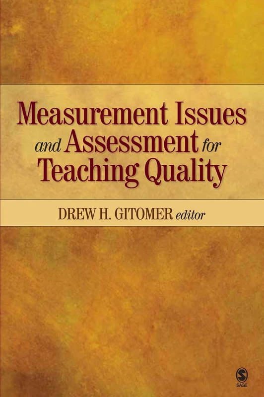Sage Publications Measurement Issues and Assessment for Teaching Quality