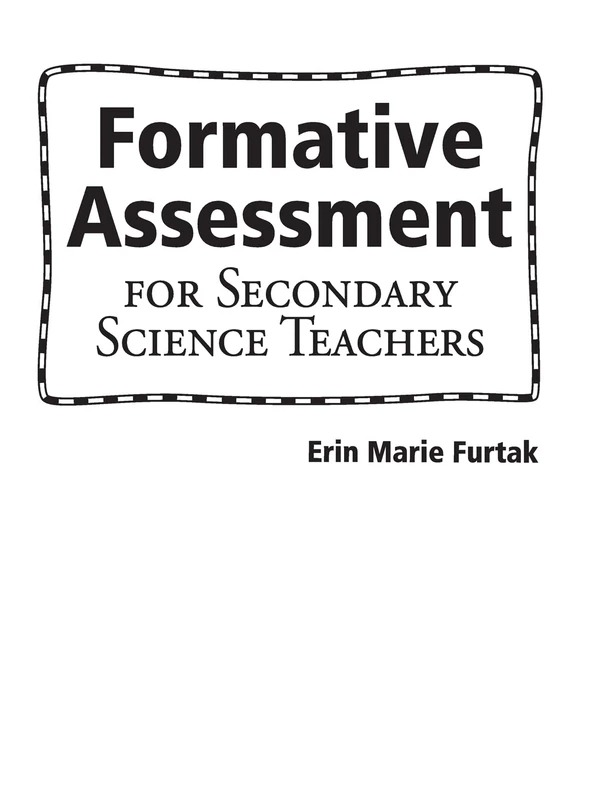 Formative Assessment for Secondary Science Teachers