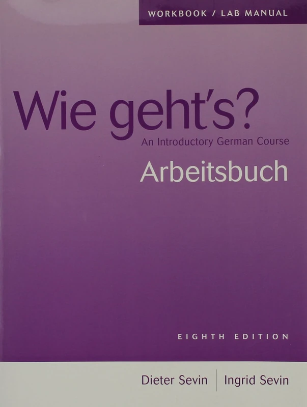 Wie Geht S 8e-Wkbk/Lab Manual