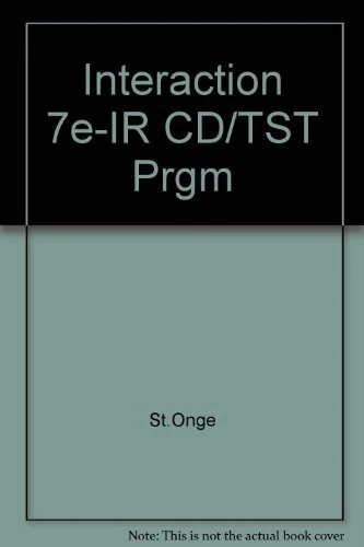 Interaction 7e-IR CD/TST Prgm