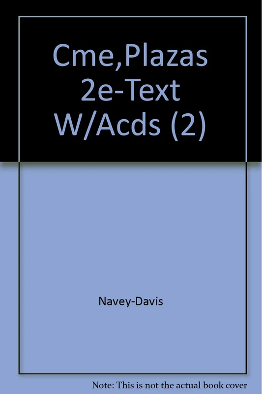 Cme,Plazas 2e-Text W/Acds (2)