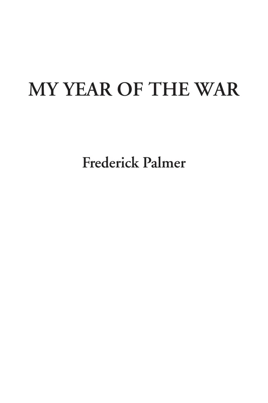 My Year of the War