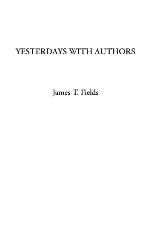 Yesterdays with Authors