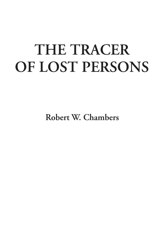 The Tracer of Lost Persons