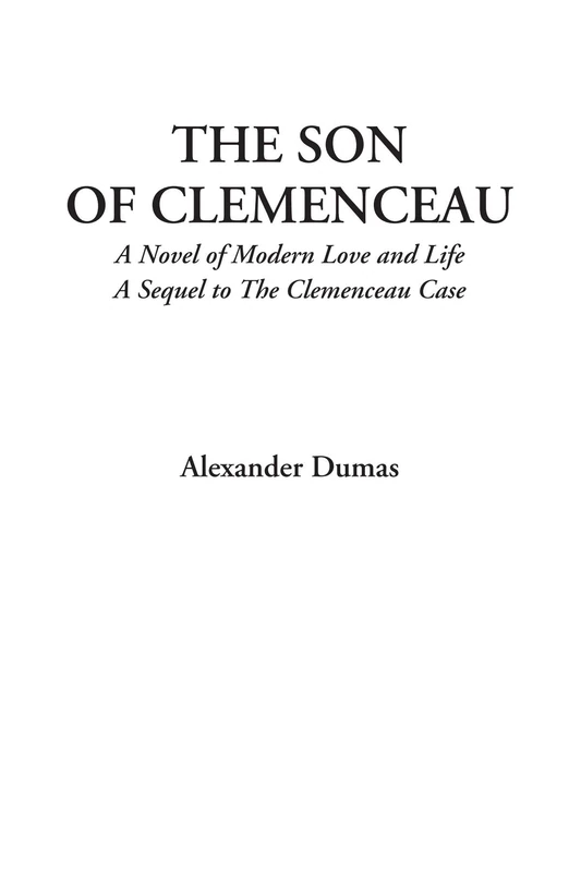 The Son of Clemenceau