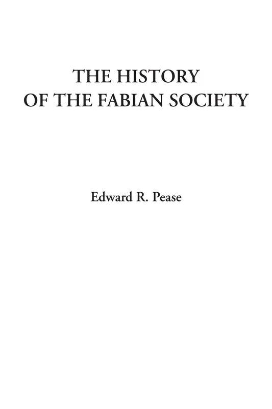 The History of the Fabian Society
